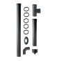 KIT 'PELLET' PER INSTALLAZIONE STUFE Ø 8 cm - totale 11 pezzi