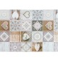 TAPPETO POLIESTERE ANTISCIVOLO SERIE 'DIGIT NEW' Piasrgrey