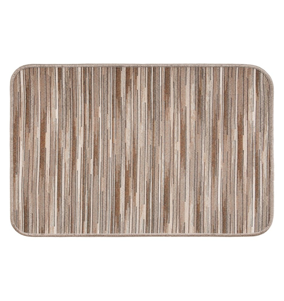 TAPPETO CUCINA 'CHALET PLUS' cm 52 x 80 cuori rossi steso