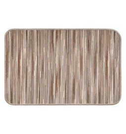 TAPPETO CUCINA 'CHALET PLUS' cm 52 x 80 foglie beige steso