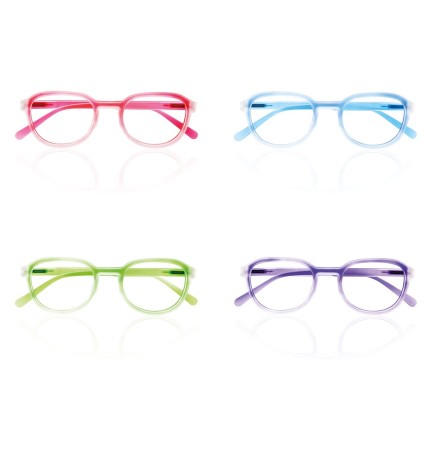 OCCHIALI PER LETTURA MODELLO 'MAINE' + 3,0 blu