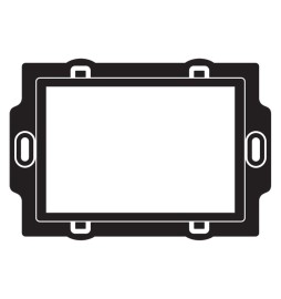 SUPPORTO MODELLO 'AX' PER SERIE PLAIN 3 moduli