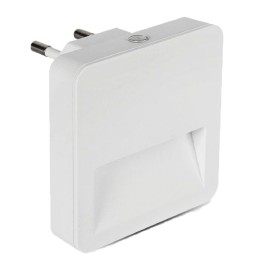 LUCE SPIA NOTTURNA QUADRA A LED SMD CHIP SAMSUNG 0,45 watt - 3000 K