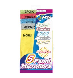 PANNI MICROFIBRA IN SET set 5 pezzi