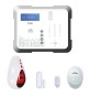 CENTRALINA ALLARME WIRELESS IN KIT set 4 pezzi