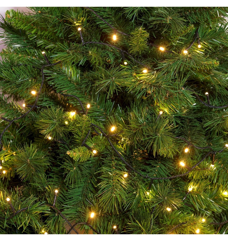 CATENA LINEARE MINILUCCIOLE A LED SERIE 'TL-C' 700 led l.calda - 30 mt. (28+2)