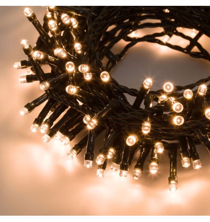 CATENA LINEARE MINILUCCIOLE A LED SERIE 'TLE' 1500 led multico.-62,5 mt. (60,5+2)