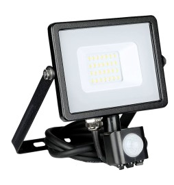 PROIETTORE A LED CON SENSORE PRESENZA 50W - mm 223 x 234 x 57 / 4250 lm