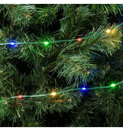 CATENA LINEARE GOCCE DI LUCI A LED SERIE 'MTL' 200 gocce multicolor -19 mt....