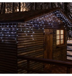 CATENA LINEARE DISCENDENTE A LED 'ICE LIGHT' 255 led l.calda - cm 1088 x h.60