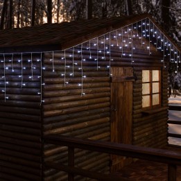 CATENA LINEARE DISCENDENTE A LED 'ICE LIGHT' 255 led l.bianca - cm 1088 x h.60