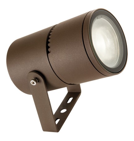 FARETTO CILINDRICO A LED 'MOON' 9  W - cm 15,8 x 11 x 8,5 marrone