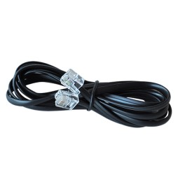 PROLUNGA TELEFONICA LINEARE mt.3 col. nero