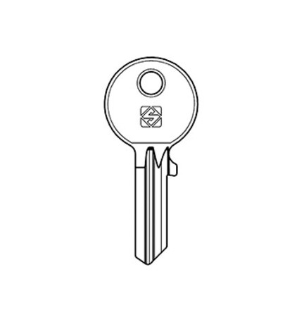 SILCA IE41R CHIAVE PROFILO OTTONE