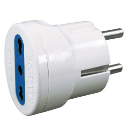 ADATTATORE art.CE47C - spina 2P+T16A schuko (busta append.)