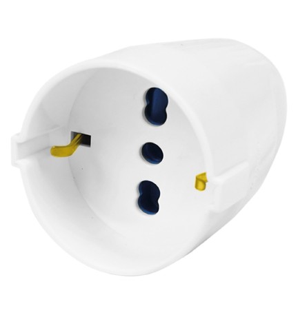 PRESA VOLANTE 'SCHUKO' art.CE36C - (busta appendibile)