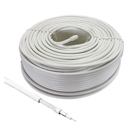 CAVO COASSIALE TV/SAT Ø 5 mm ± 0,15 mm x 100 metri