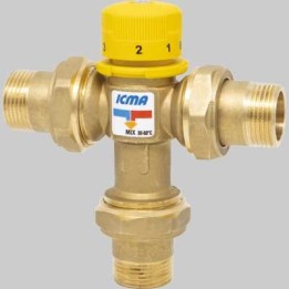 MISCELATORE TERMOSTATICO S100 PER IMPIANTI SOLARI 3/4