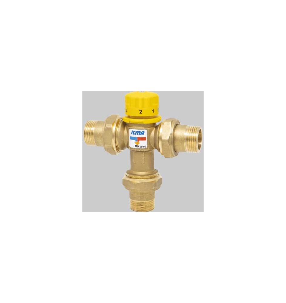 MISCELATORE TERMOSTATICO S100 PER IMPIANTI SOLARI 3/4