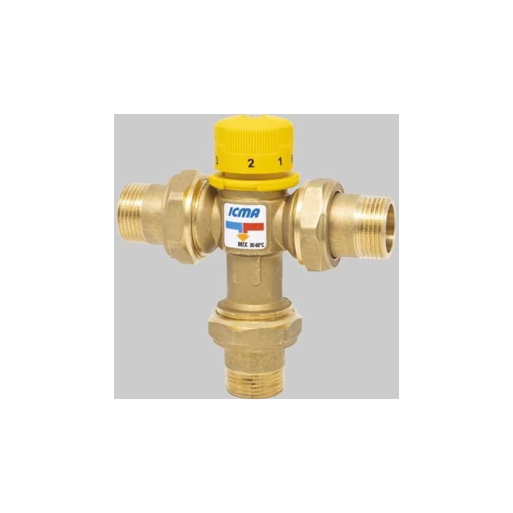 MISCELATORE TERMOSTATICO S100 PER IMPIANTI SOLARI 3/4