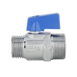 RUBINETTO A SFERA MM                                                   1/2 Levetta Rossa DN 10 PN 10