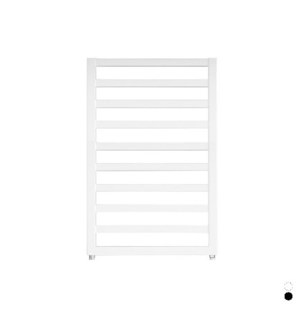 TERMOARREDO ZEHNDER QUARO H. 971 Bianco Largh. cm 45