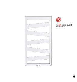 TERMOARREDO ZEHNDER RIBBON H. 965 Bianco Largh. cm 50