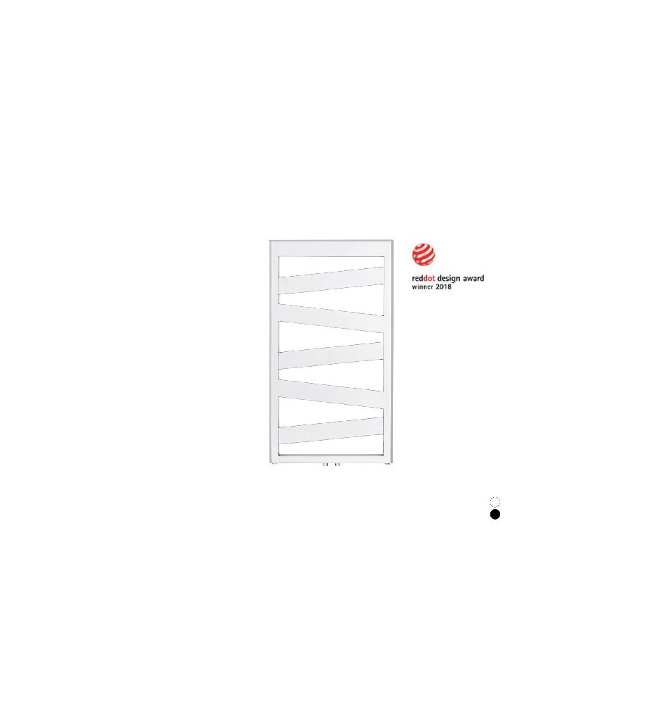 TERMOARREDO ZEHNDER RIBBON H. 965 Bianco Largh. cm 50