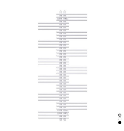 TERMOARREDO ZEHNDER YUCCA H. 1340 Cromo Largh. cm 60