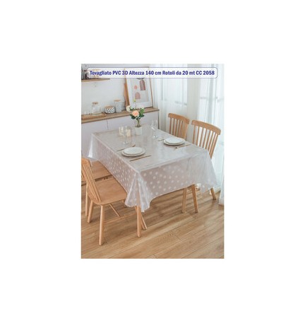 TOVAGLIATO TRASPARENTE SMART QUADRIFOGLIO H 140