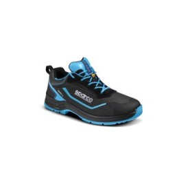 SPARCO SCARPE ASTER S3 NERO AZZURRO FLUO N.36