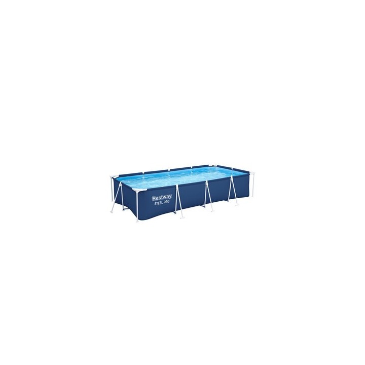 PISCINA STEEL PRO C/TELAIO E POMPA 400X211X81 56424