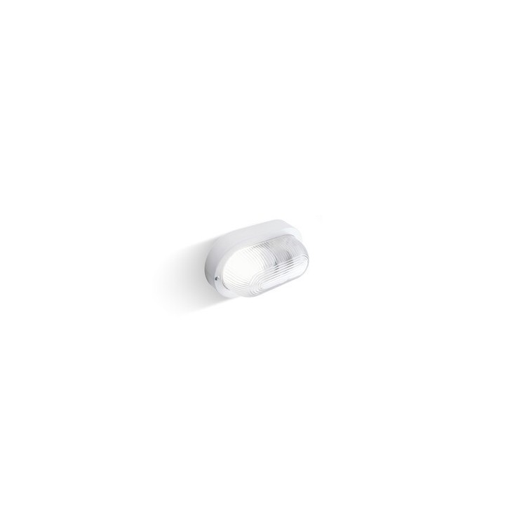 PLAFONIERA OVALE BIANCO