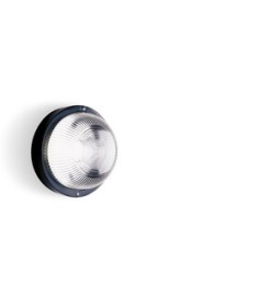 PLAFONIERA TONDA NERO