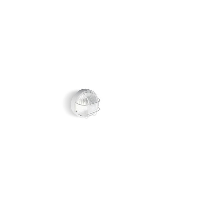 PLAFONIERA TONDA GRIGLIA BIANCO