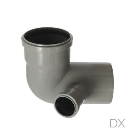 CURVA HTB 87° 1 USCITA Diam. 90/40 uscita dx