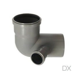 CURVA HTB 87° 1 USCITA Diam. 110/40 uscita sx