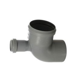CURVA HTB 87° USCITA FRONTALE Diam. 90/40 uscita frontale
