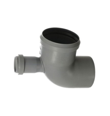 CURVA HTB 87° USCITA FRONTALE Diam. 90/40 uscita frontale