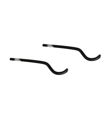 2 PZ MENSOLA VERNICIATA PER RADIATORI ARDESIA D.12 Bianche