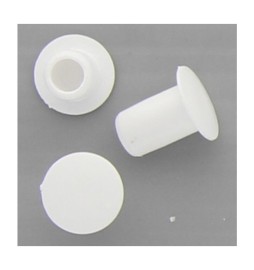 COPRIFORO PLASTICA BIANCO D 6 MM*