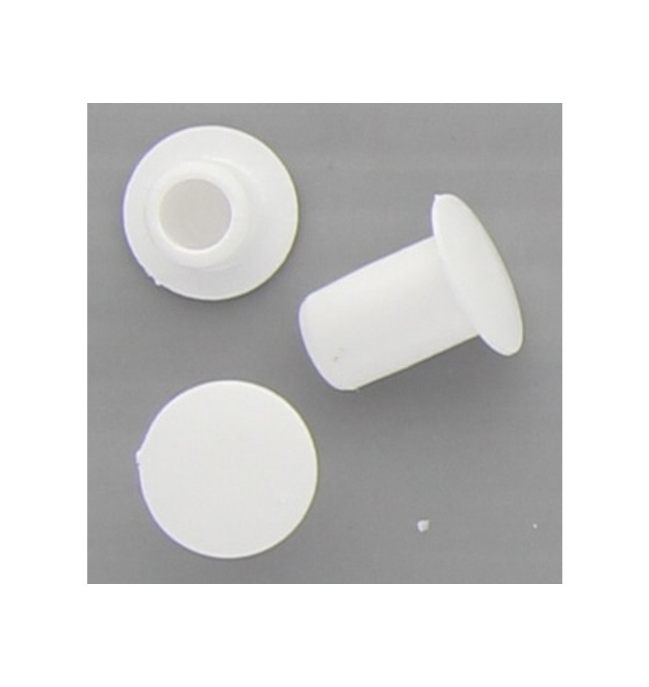 COPRIFORO PLASTICA BIANCO D 6 MM*