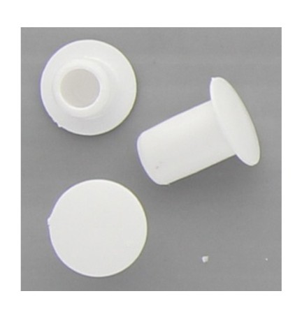 COPRIFORO PLASTICA BIANCO D 6 MM*