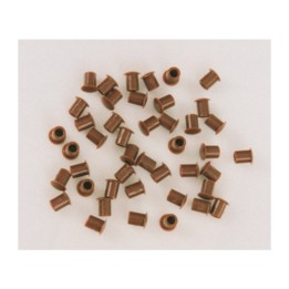 COPRIFORO PLASTICA MARRONE D 5 MM*