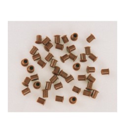 COPRIFORO PLASTICA MARRONE D 5 MM*