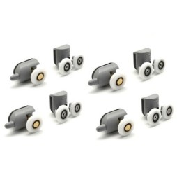 KIT PZ. 8 CUSCINETTI PER BOX DOCCIA LINEA ESSENTIAL -