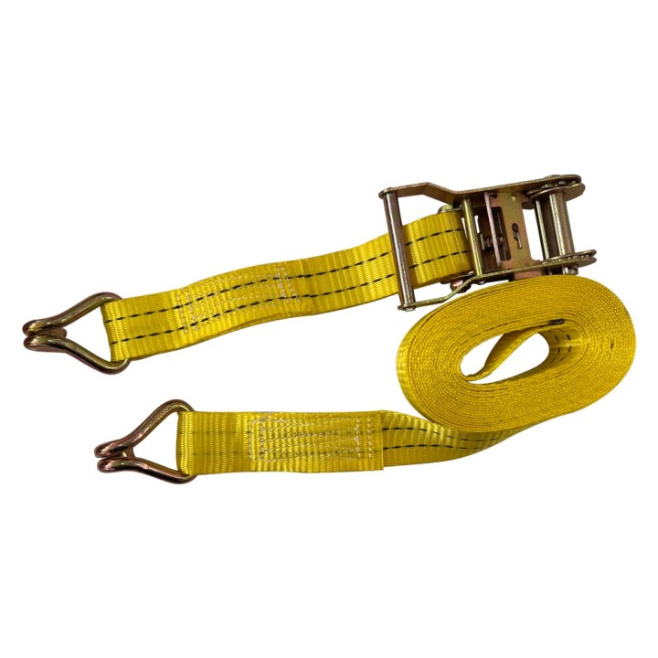 NASTRO DI ANCORAGGIO AD UNCINO mt. 6 x mm 38 - giallo