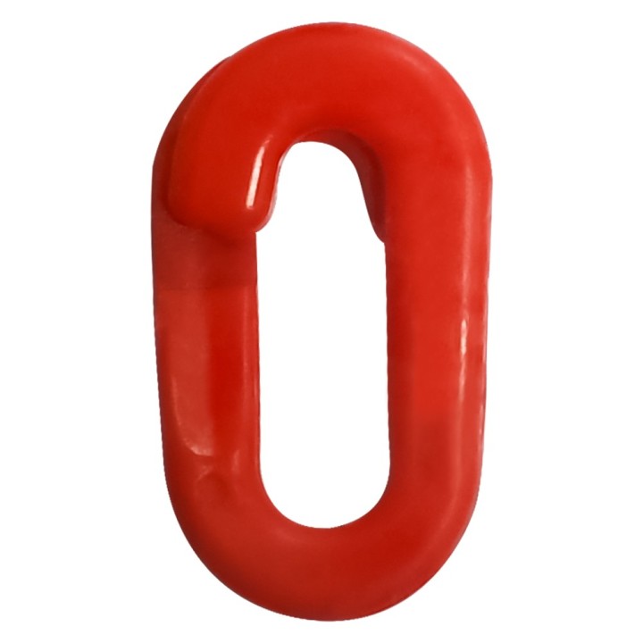 ANELLO DI GIUNZIONE PER CATENA SEGNALETICA IN PLASTICA mm 6 - blister da 20 pezzi