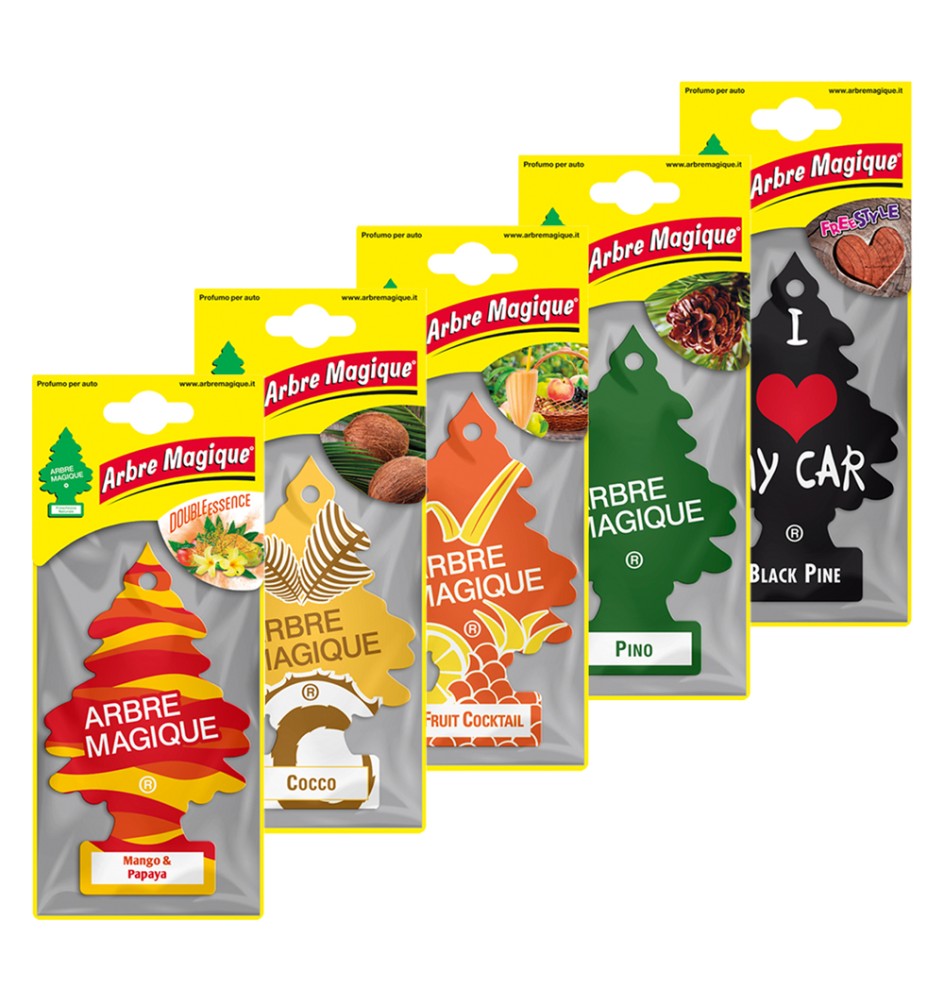 DEODORANTE AUTO 'ARBRE MAGIQUE' 'free style' - black pine