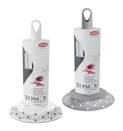 PORTAROTOLO DA CUCINA 'TOSCA' bianco/tortora